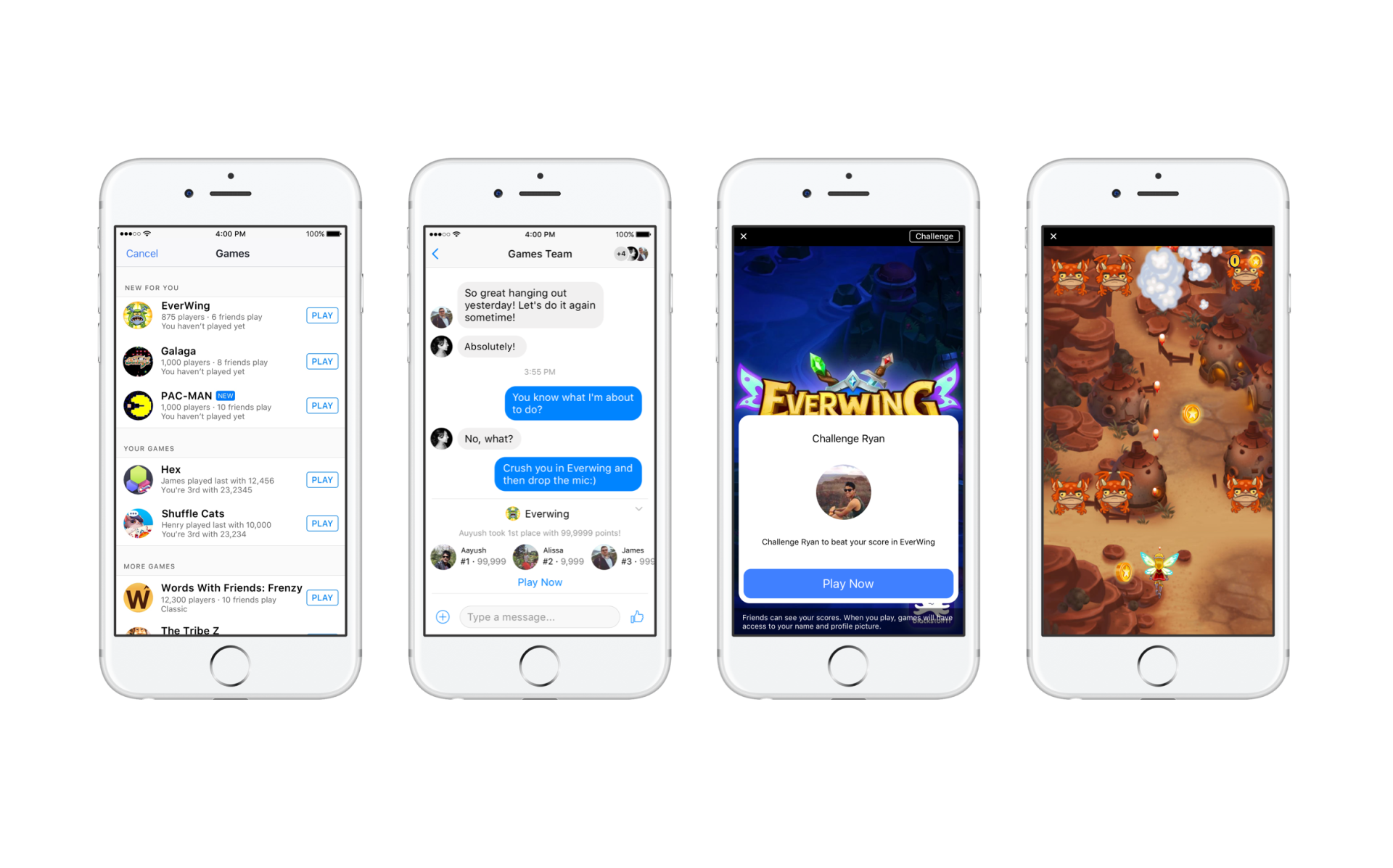 Game On You Can Now Play Games On Messenger Messenger News