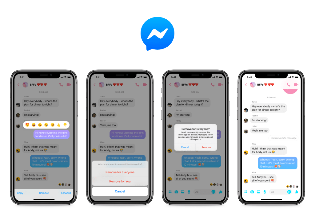 New Messenger Feature Gives You Ability To Remove Messages For Everyone –  Messenger News