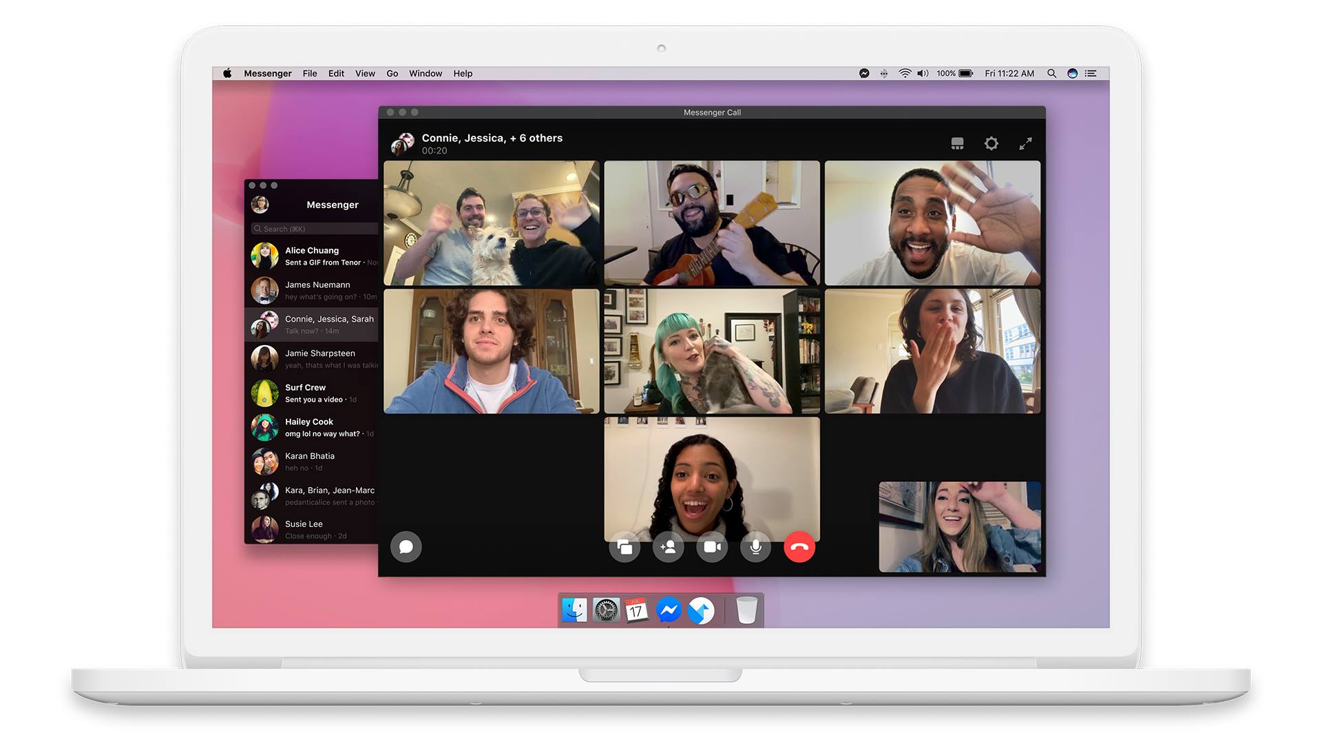 messenger cannot video chat on macbook