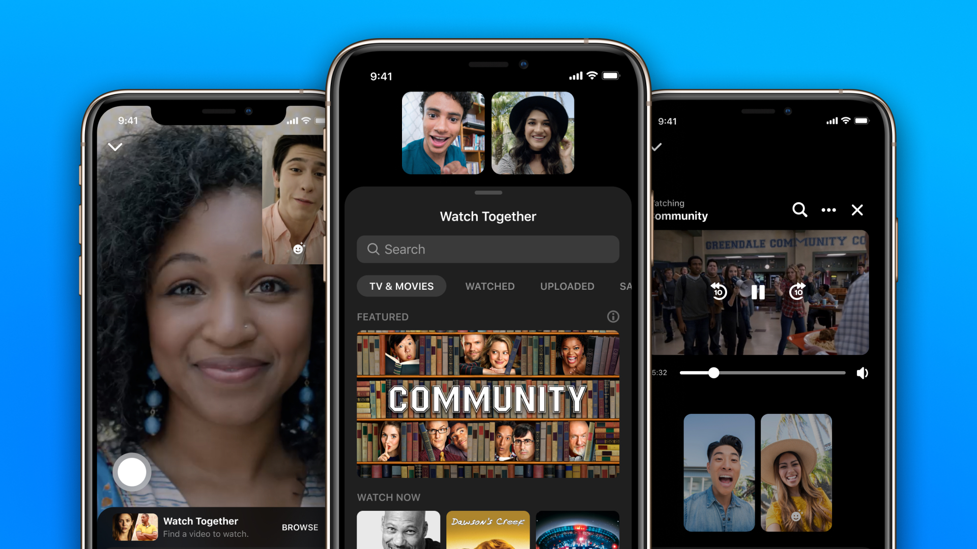 Cùng xem video trên Messenger với tính năng Watch Together của Messenger. Bạn có thể kết nối với bạn bè của mình để cùng xem những video hài hước và bổ ích mà không cần phải tìm kiếm hoặc chia sẻ bên ngoài ứng dụng. Đó sẽ là một trải nghiệm thú vị và gần gũi hơn với bạn bè của mình.