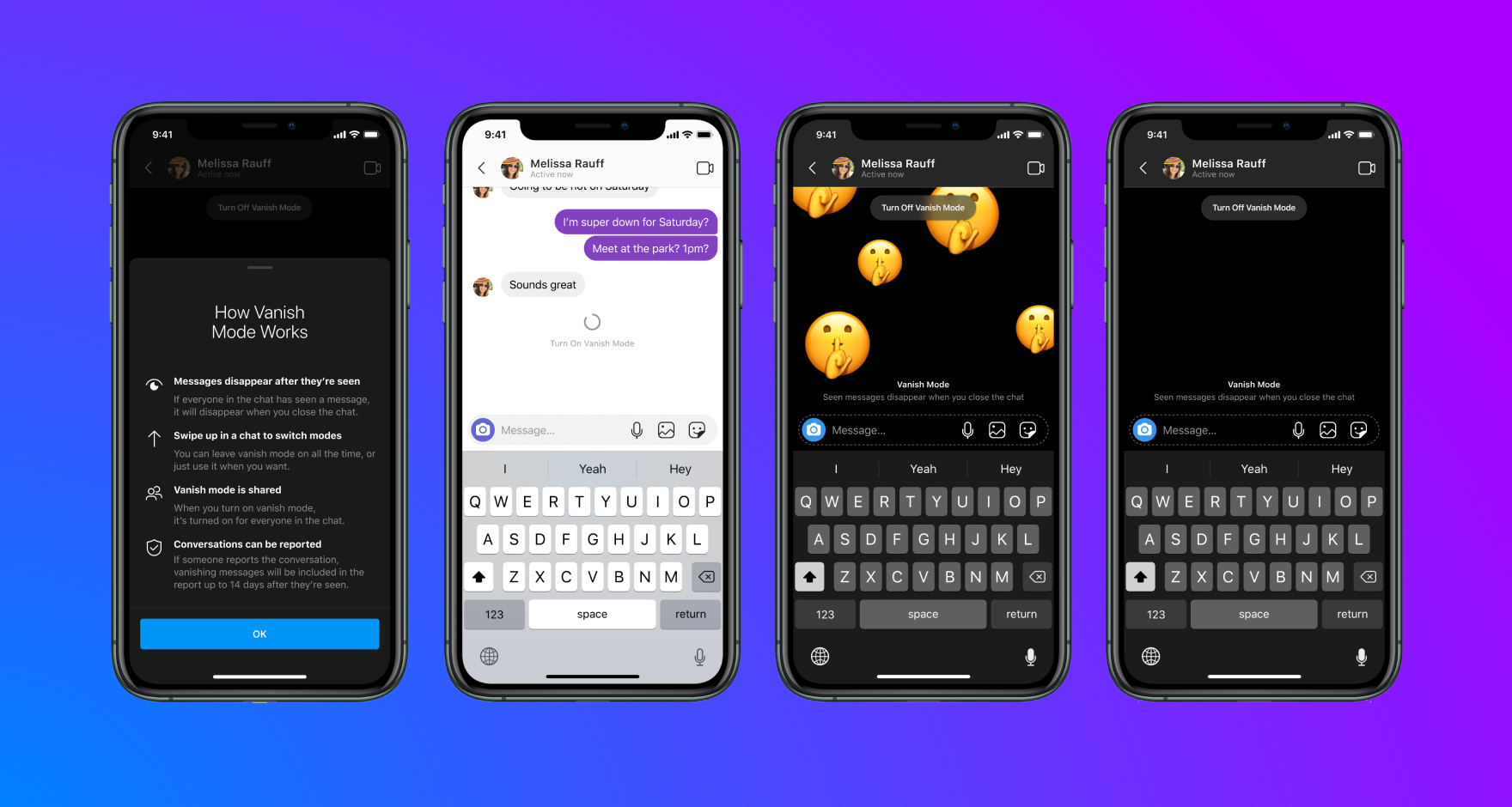 Swipe up! Discover Vanish Mode for Messenger and Instagram – Messenger News