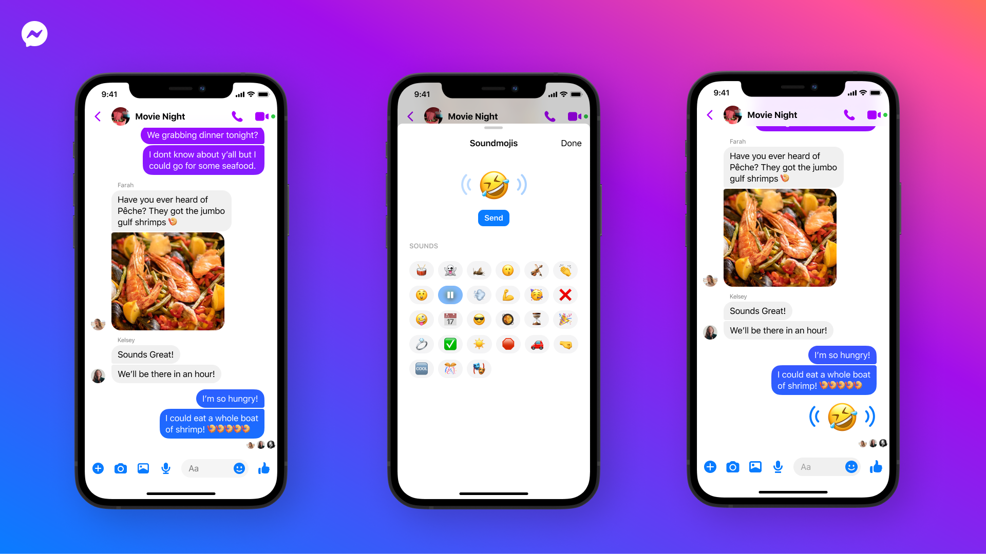 Emoji 也能發出聲音！Facebook Messenger 更新加入“Soundmoji” 功能；讓聊天室變得更歡鬧！ 1