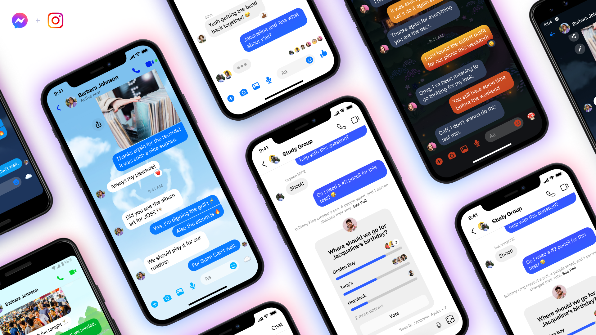 New Group Chat Experiences Cross App Chats Chat Themes Polls And Watch Together Messenger News
